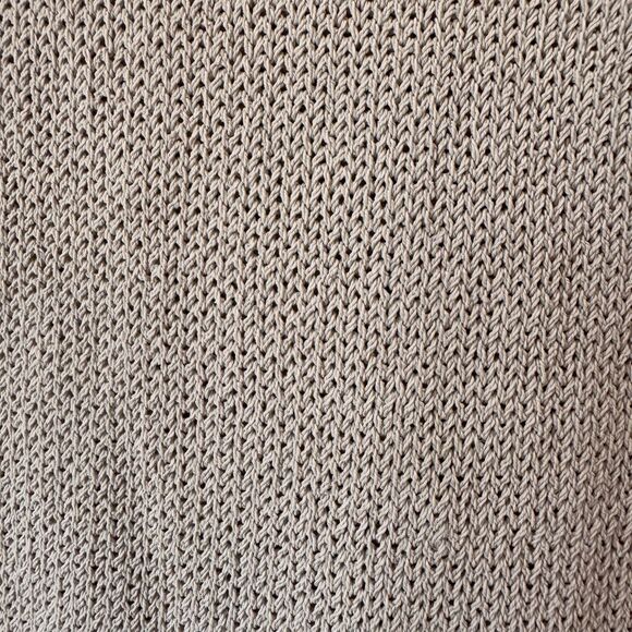 Adrienne Vittadini Black and Beige Knit Sweater Size Medium - Picture 9 of 9